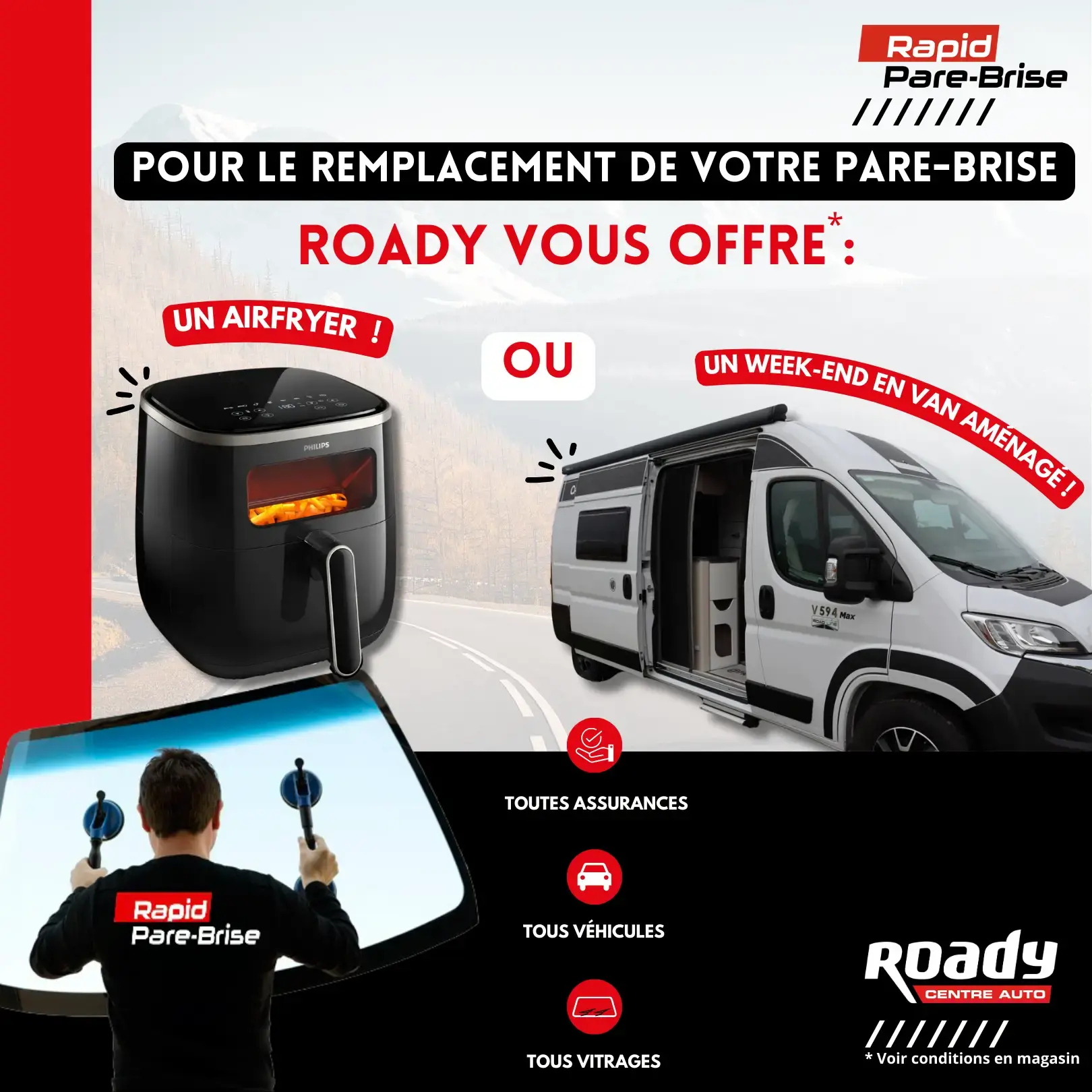 Photo Rapid Pare-Brise Perreux